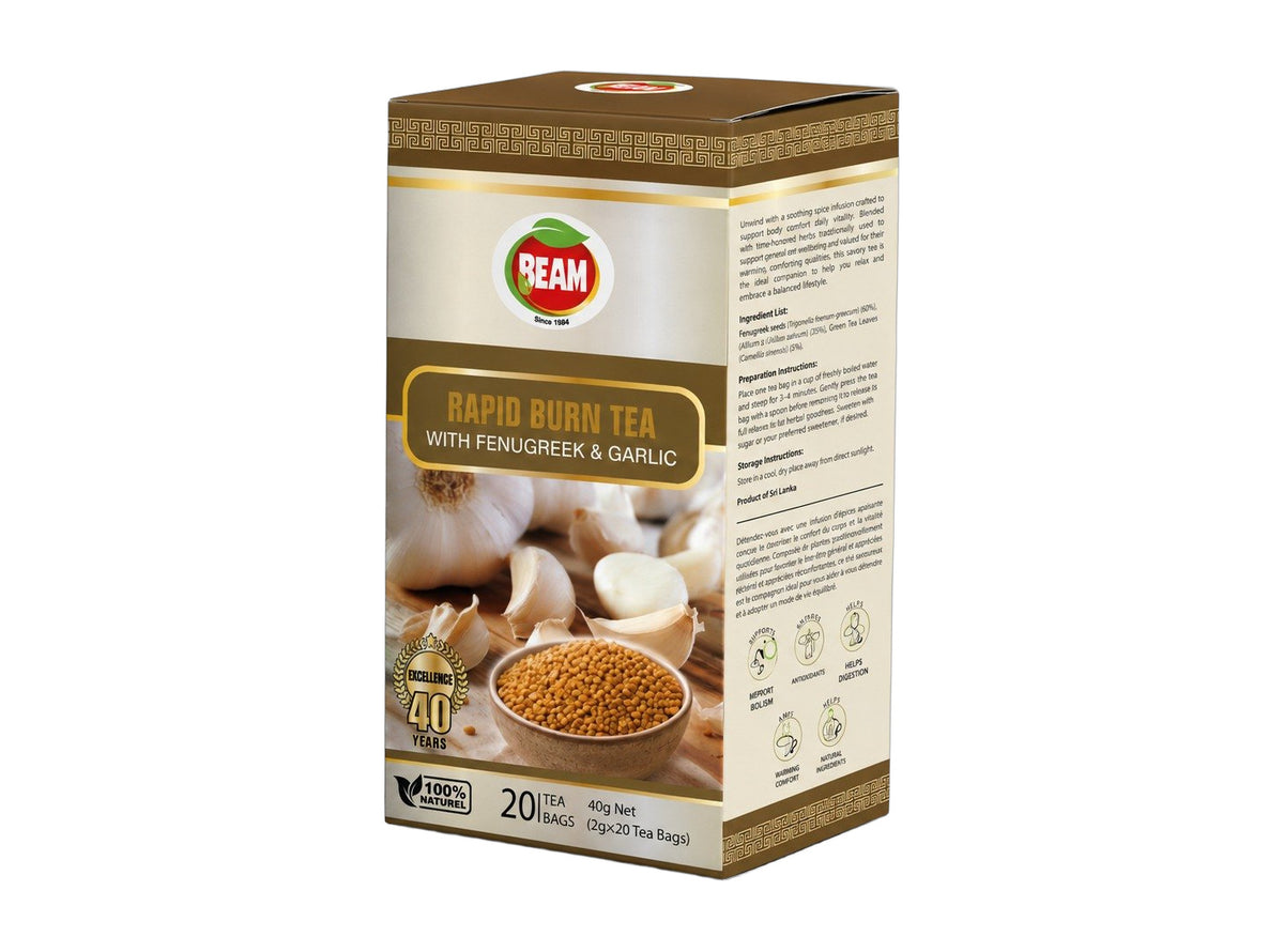 Rapid Burn Tea with Fenugreek & Garlic