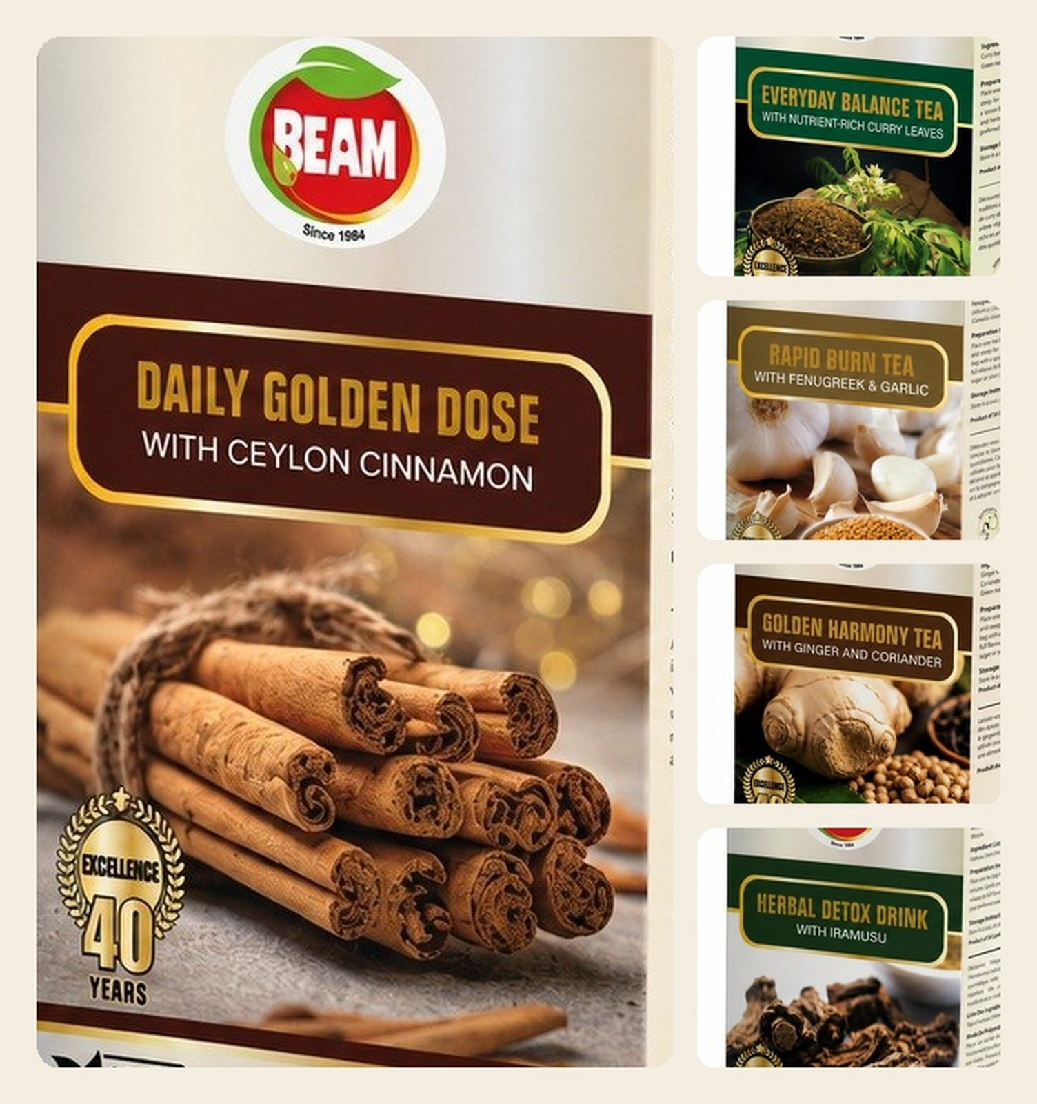 BEAM herbal teas collection